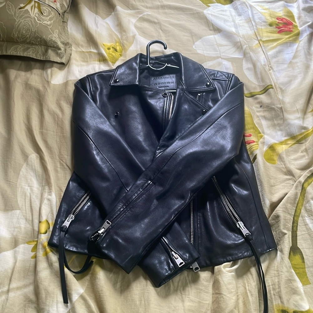 ALLSAINTS 
leather jacket 
US SIZE 6